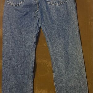 Wrangler, Size 35W 32L, Blue Denim, Regular Fit